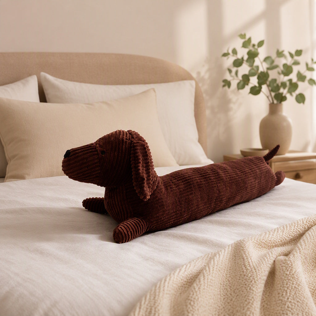 The Very Long Dog Hug Pillow