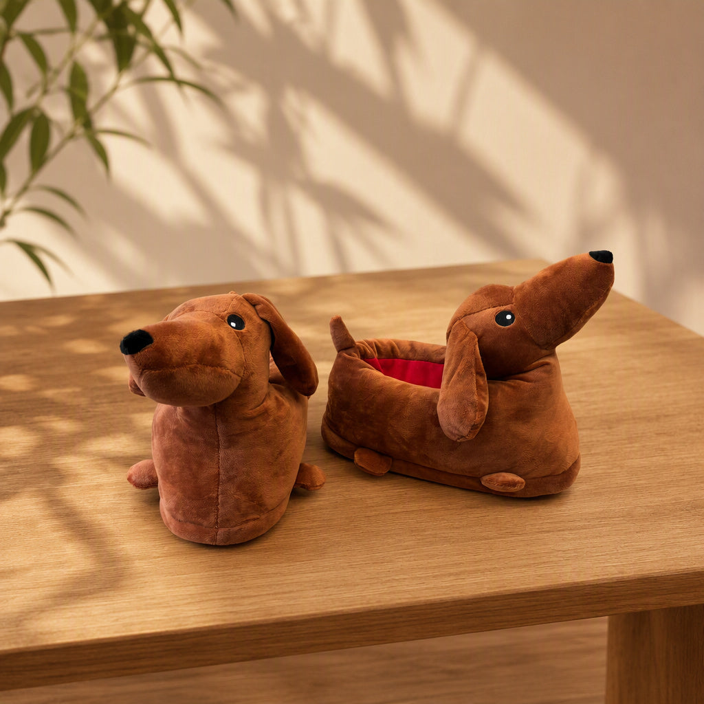 Dachshund Snuggle Slippers