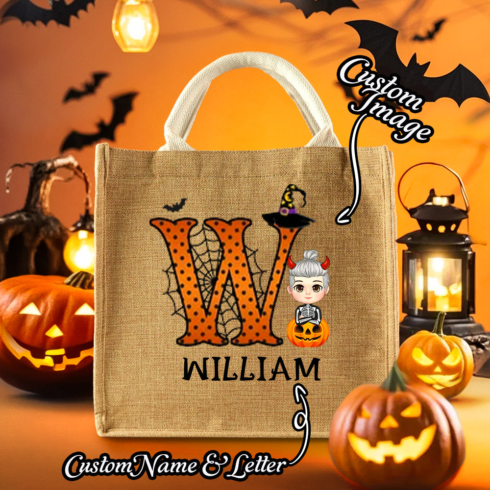 Personalized Halloween Trick or Treat Bag for Kids