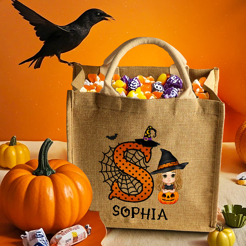 Personalized Halloween Trick or Treat Bag for Kids