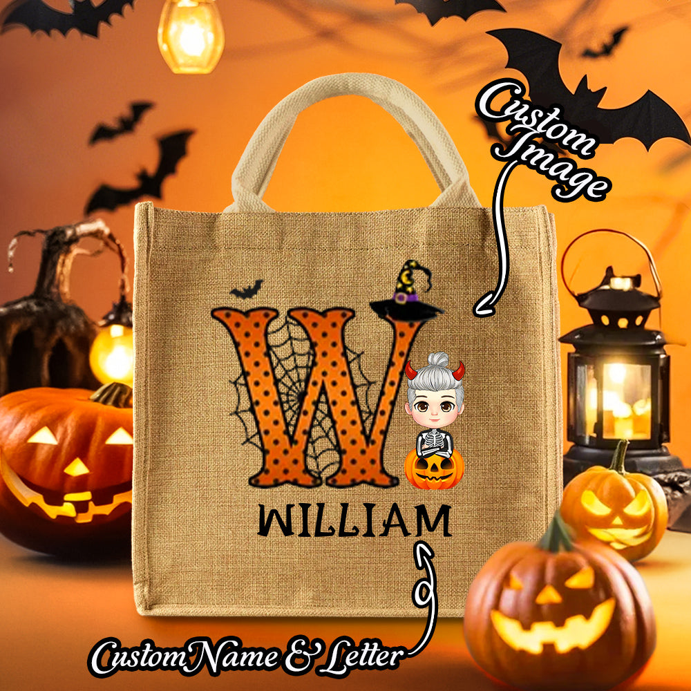 Personalized Halloween Trick or Treat Bag for Kids